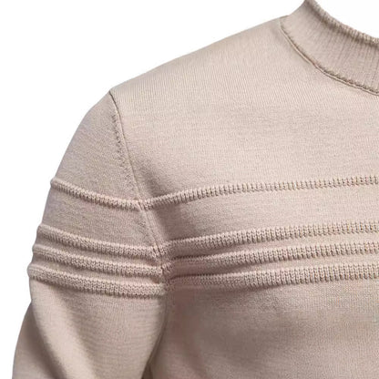 Classic Men's Patterned Crew Sweater