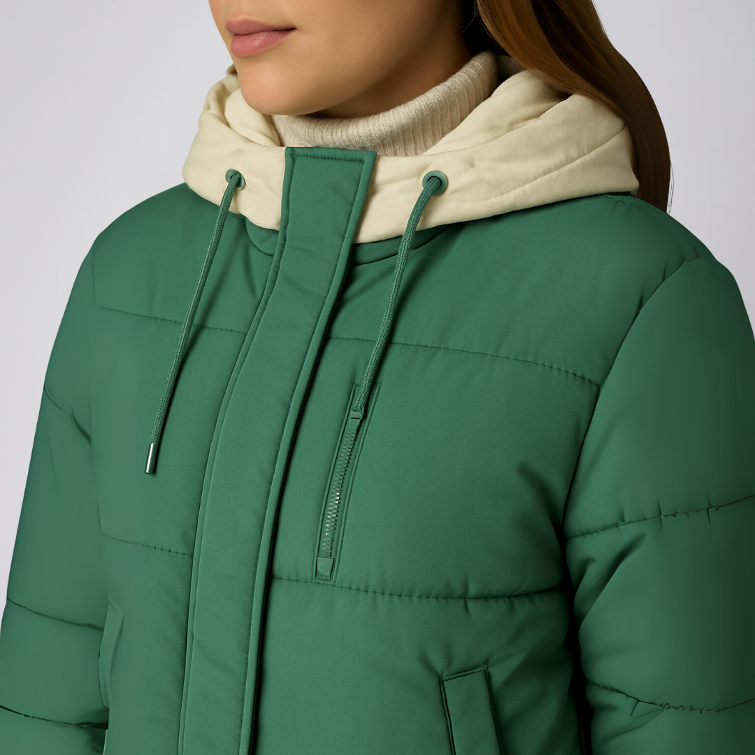 Warm Fleece Hooded Winter Jacket for Women