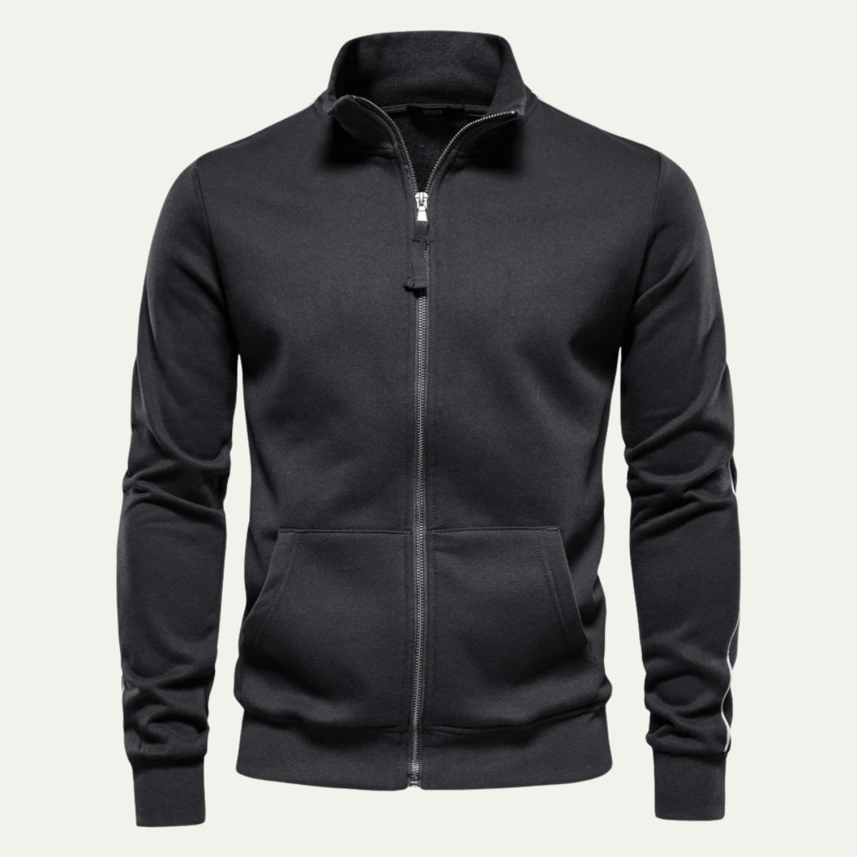 Comfortable Men's Zip Up Lightweight Casual Jacket - OutfitLondon