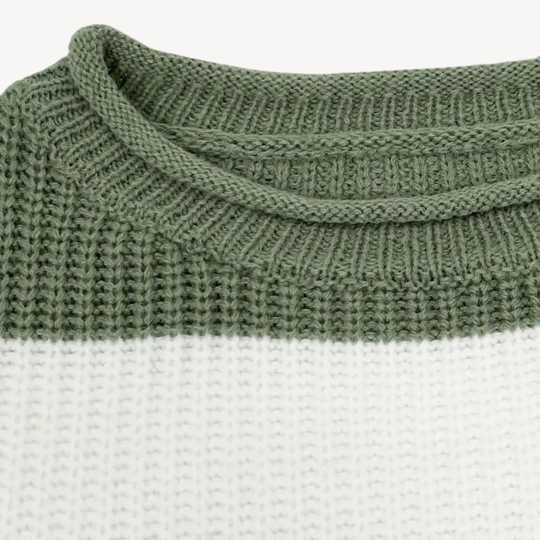 Comfy Women's Horizontal Knit Sweater