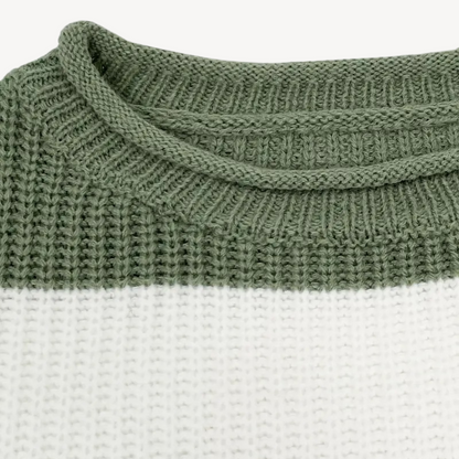 Comfy Women's Horizontal Knit Sweater