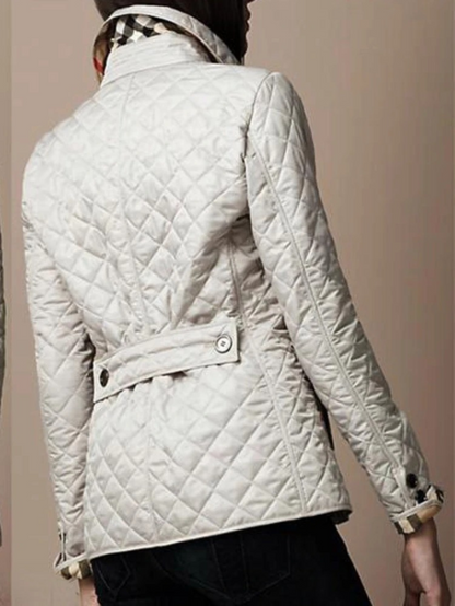Relaxed Fit Padded Coat with Soft Collar
