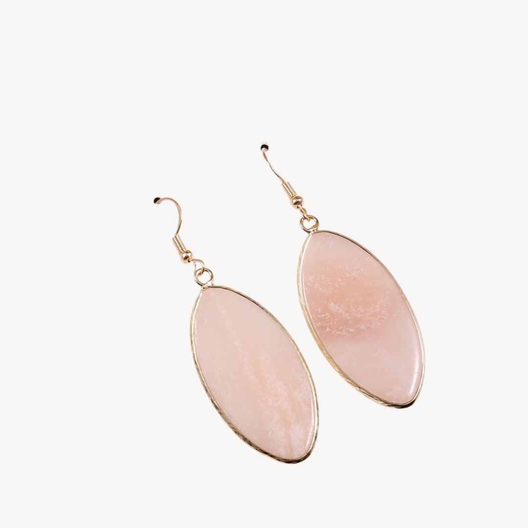 Sparkling Stone Dangle Earrings