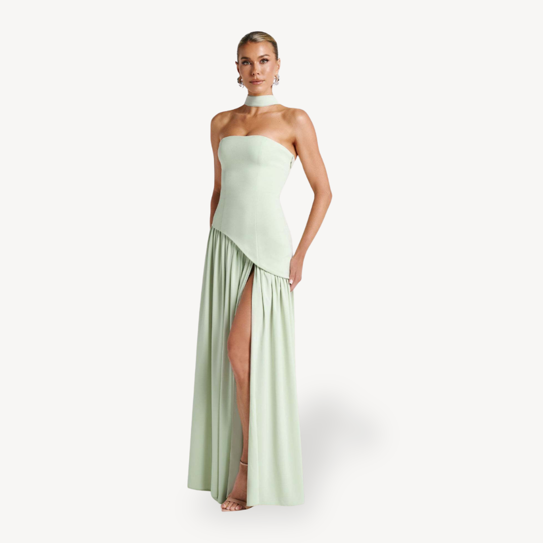 Sleeveless High Slit Maxi Dress for Women