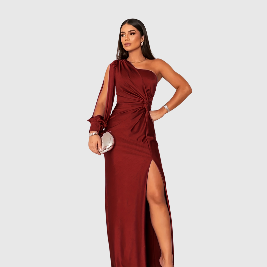 Elegant Single Shoulder Formal Dress