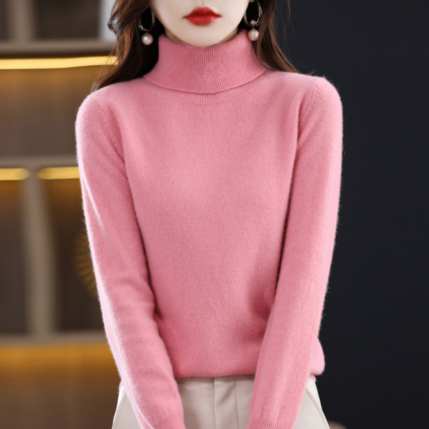 Soft Premium Women's Turtleneck Sweater