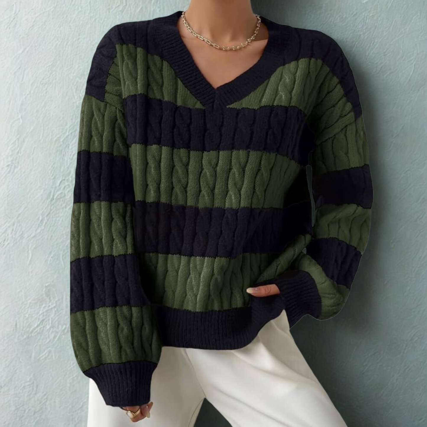Soft Relaxed Fit V-Neck Sweater