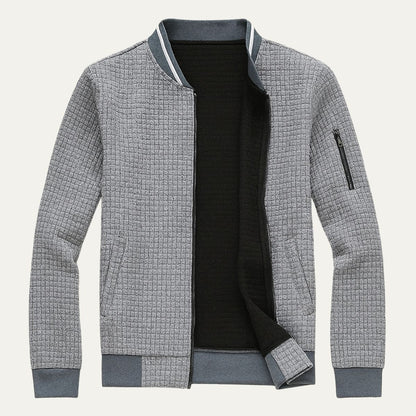 Relaxed Fit Quilted Zip Jacket