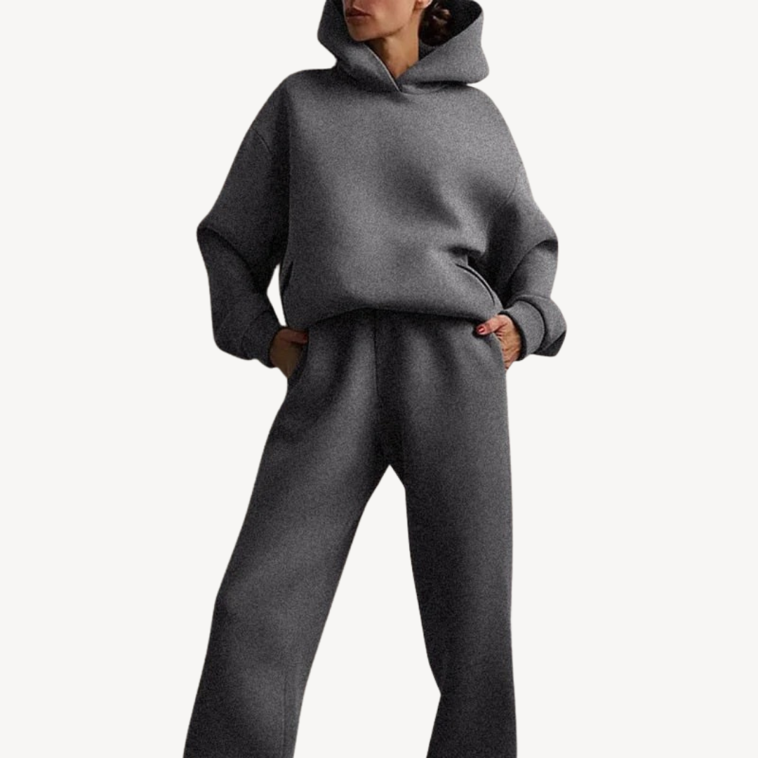 Women's Comfortable 2-Piece Hoodie Jogger Suit - OutfitLondon