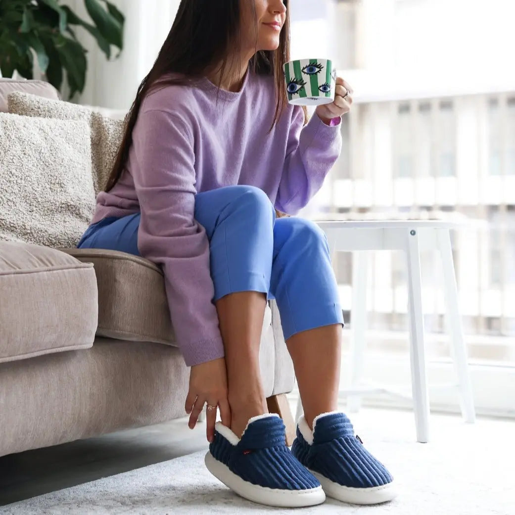 Soft Fuzzy Slippers - Warm Cozy Non Slip Winter Shoes
