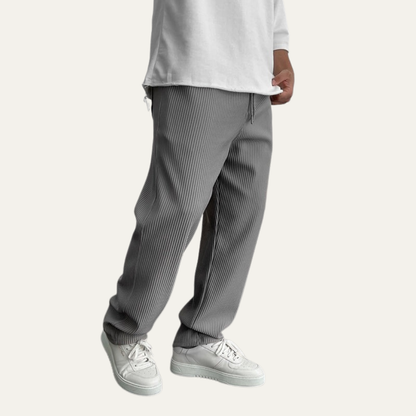 Comfortable Fit Ribbed Knit Sweatpants