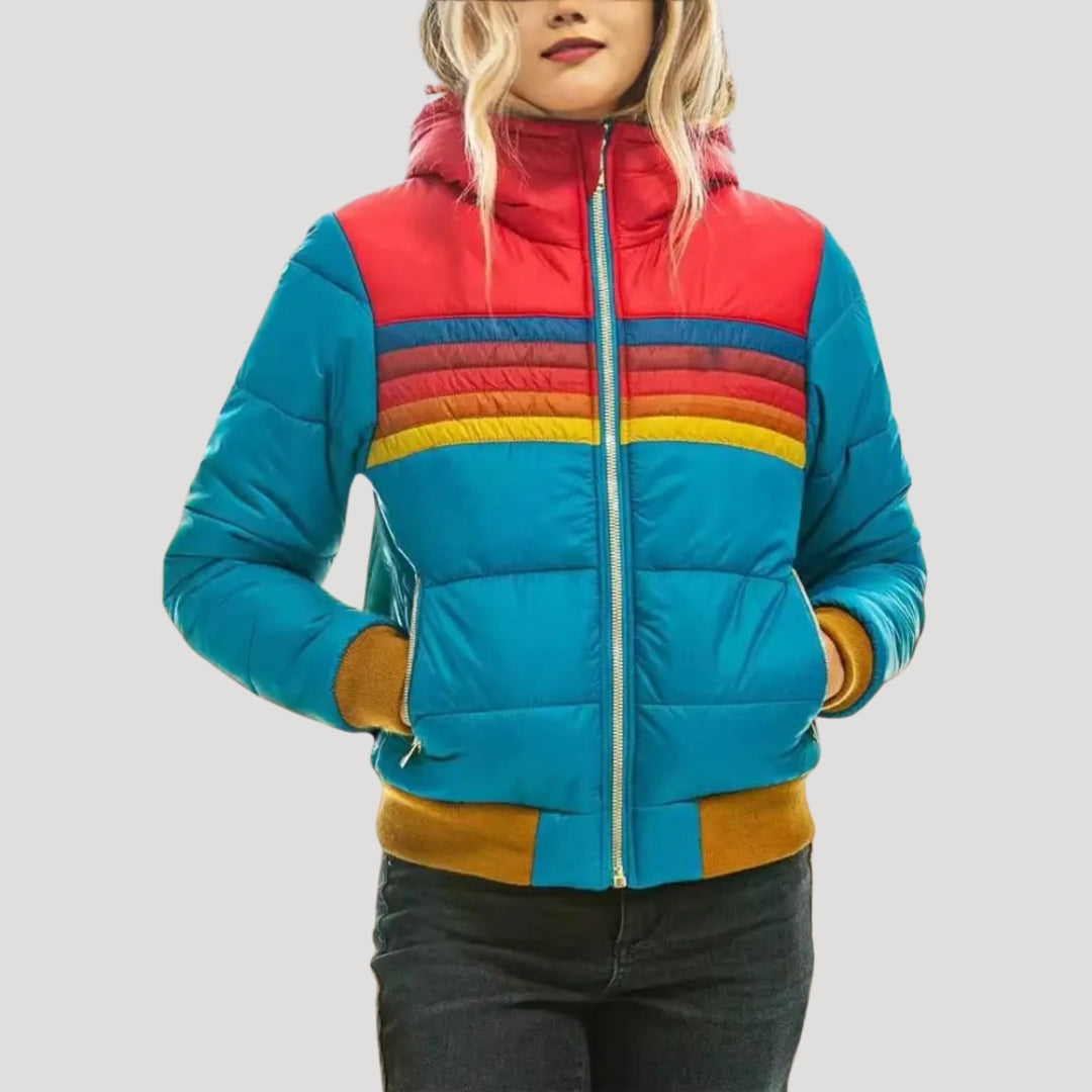 Comfortable Ladies Down Filled Winter Coat