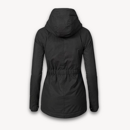 Ladies Insulated Snow Jacket with Faux Fur Inside