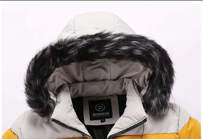 Warm Faux Fur Winter Parka Coat