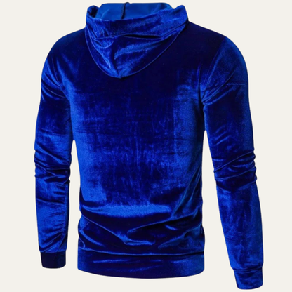 Soft Fleece Men's Hooded Sweatshirt with Pouch Pocket