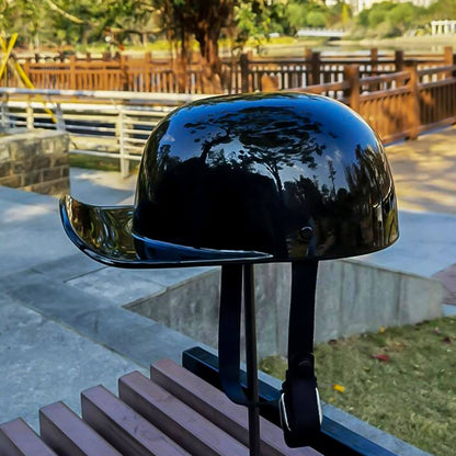 Vintage DOT Bike Half Face Helmet Cap Style