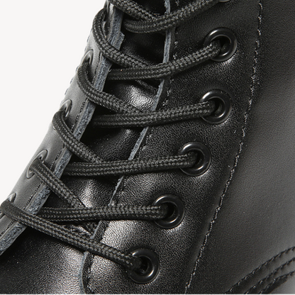 Tough Leather Military Boots - Waterproof Ankle Footwear
