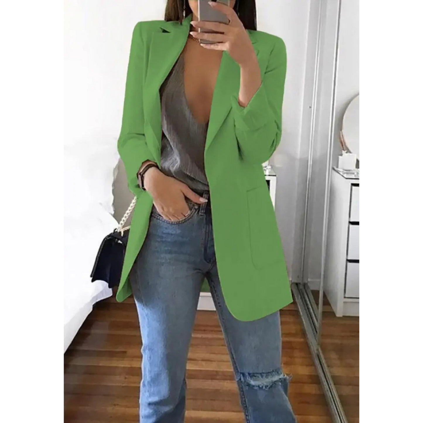 Classic Tan Women's Trench Blazer
