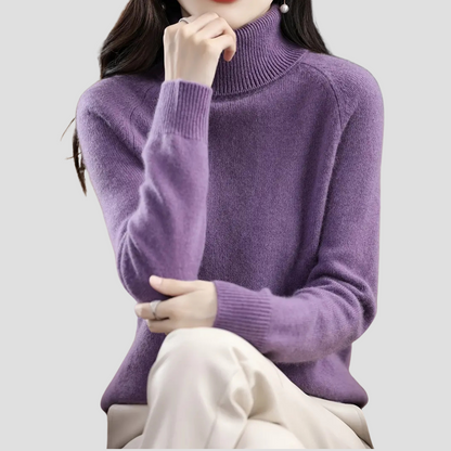 Ladies' Simple Round Neck Pullover