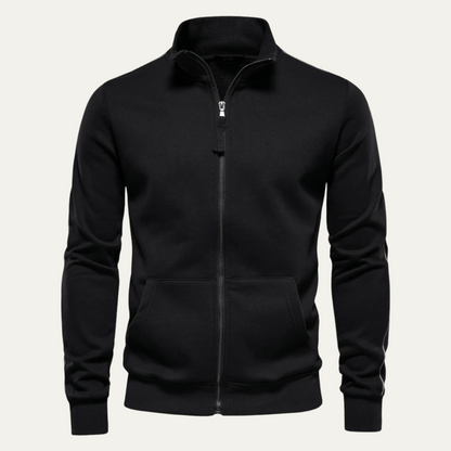 Men's Sporty Full Zip Athletic Jacket