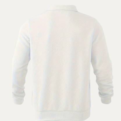 Men's Cable Knit Quarter Zip Sweater