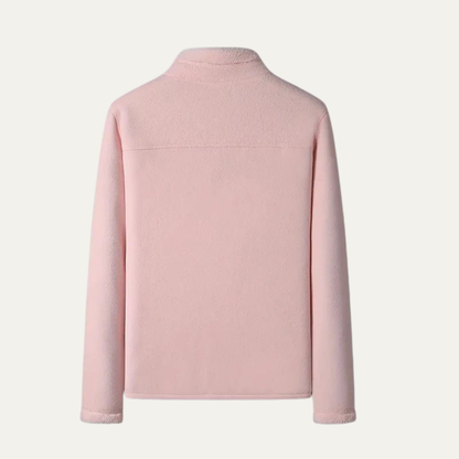 Ladies Cozy Fleece Zip Up Jacket