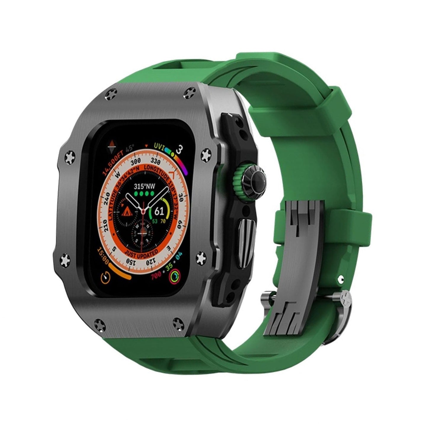 Tough Apple Watch Ultra Stainless Steel Bracelet Strap