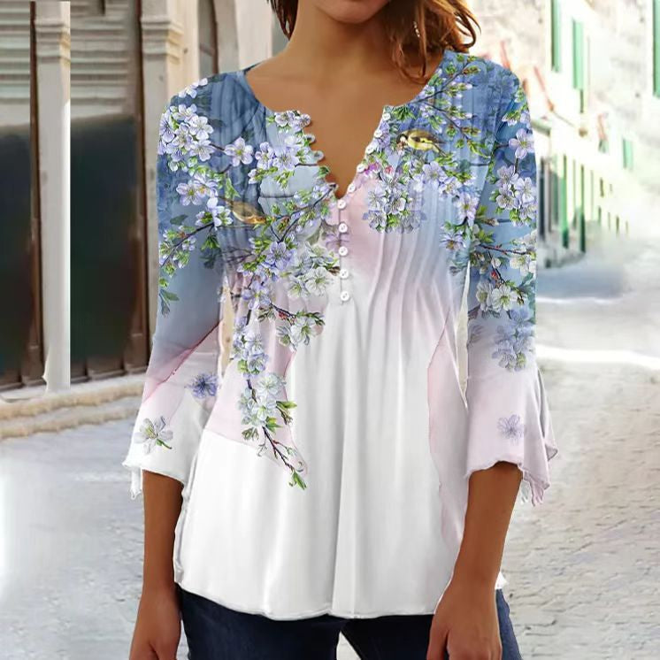 Women's Slim Fit Soft Blouse