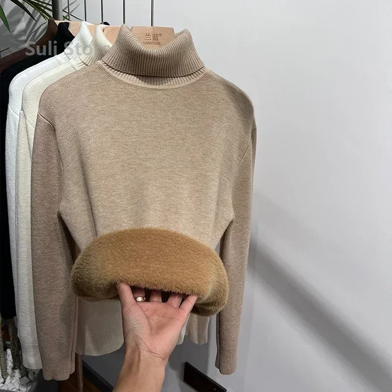 Soft Women's Thermal Crew Neck Sweater