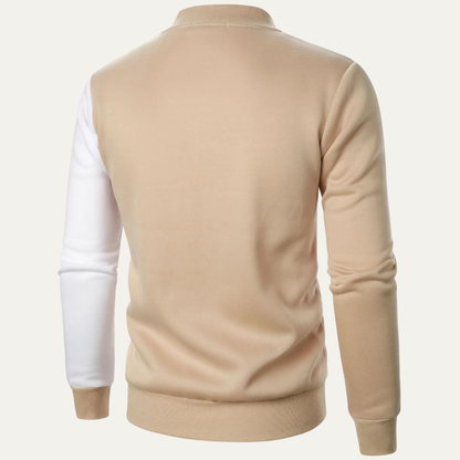 Men's Bright Colourblock Zipper Jacket
