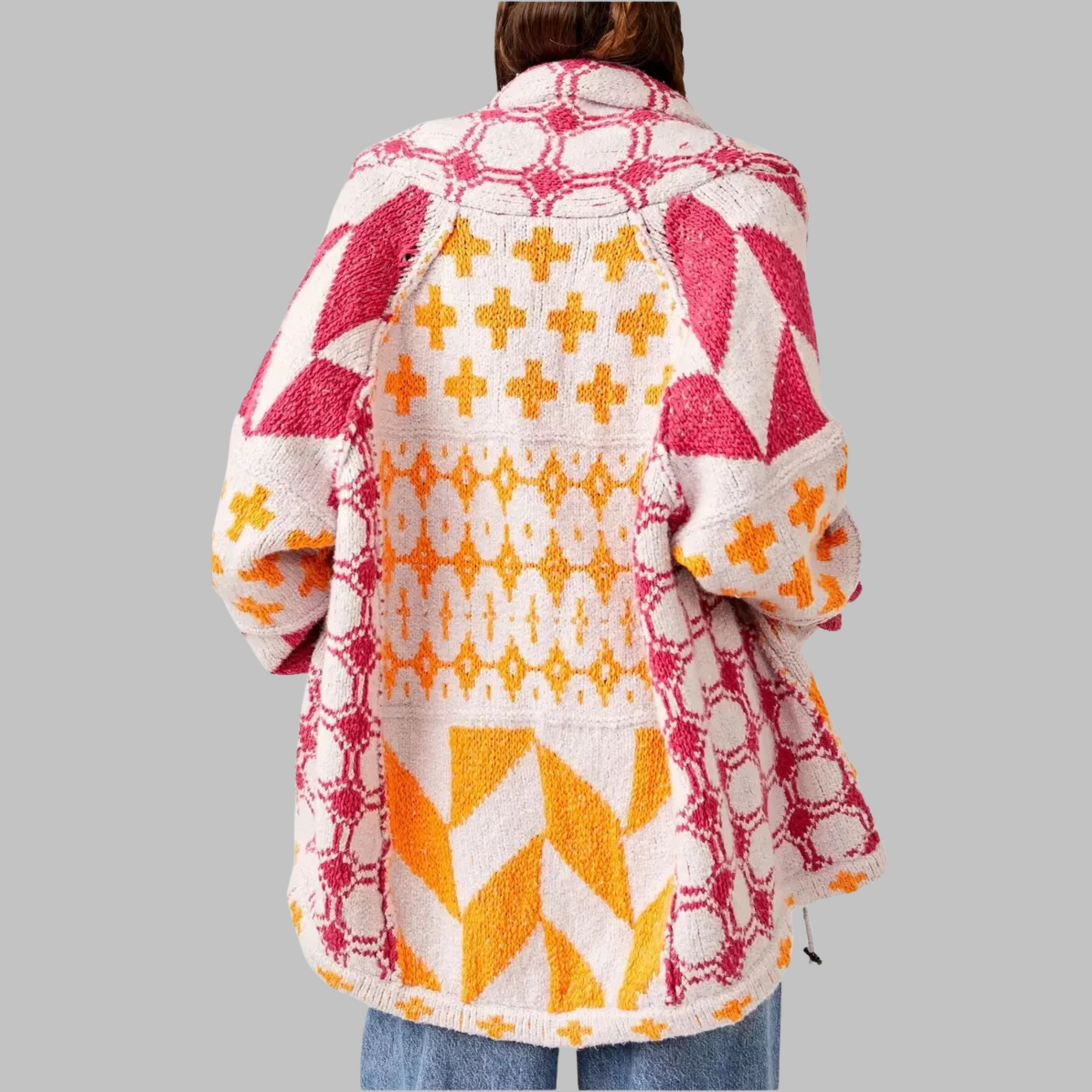 Women's Classic Oversized Open Front Cardigan Sweater