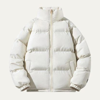 Warm Reversible Fleece Lined Puffer Coat