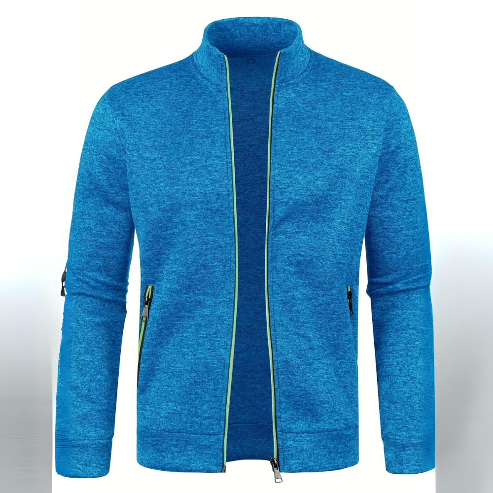 Men's Bright Zip Up Running Jacket