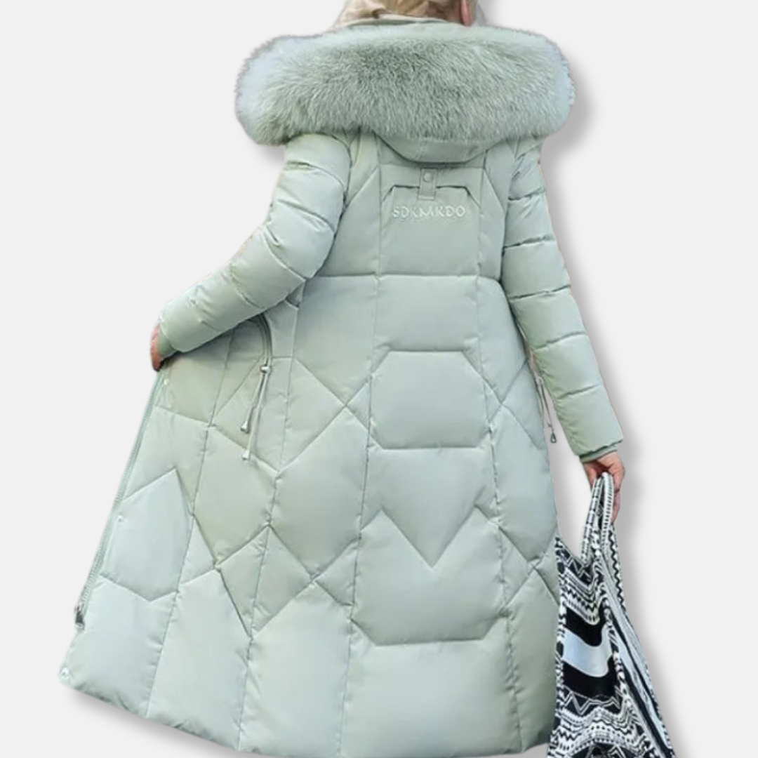 Warm Quilted Puffer Parka Coat