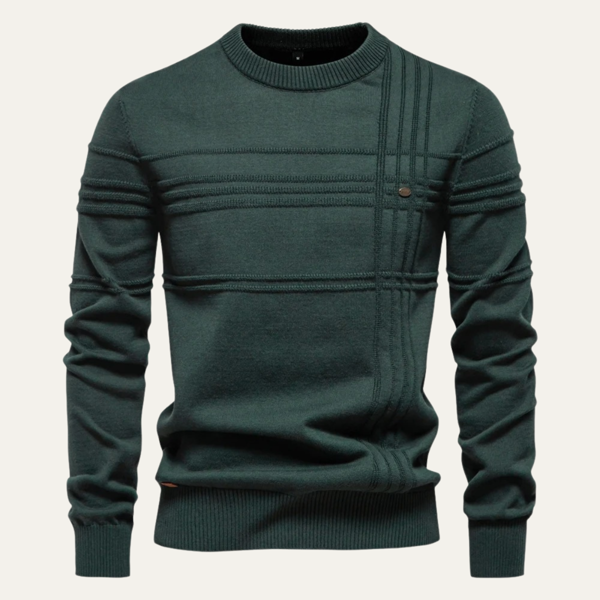 Classic Fit Men's Crew Neck Knitted Sweater