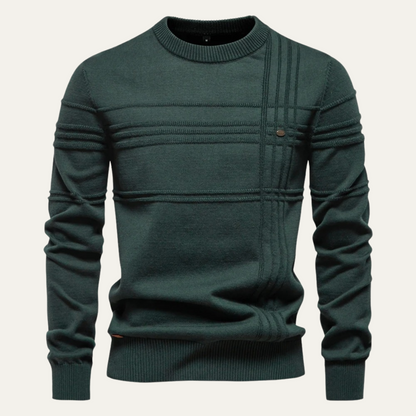 Classic Fit Men's Crew Neck Knitted Sweater