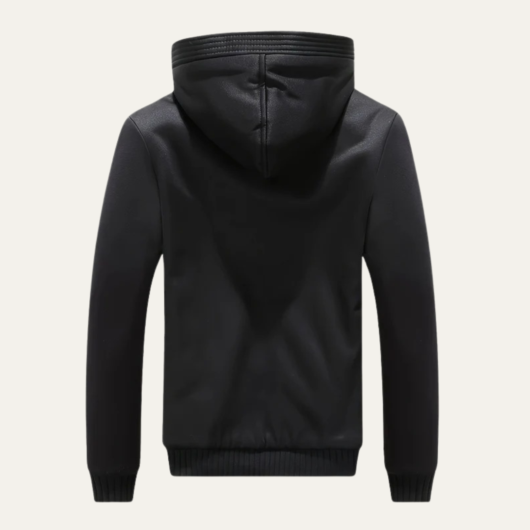 Warm Waterproof Fleece Lined Mens Hoodie Jacket