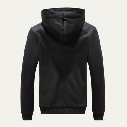 Warm Waterproof Fleece Lined Mens Hoodie Jacket