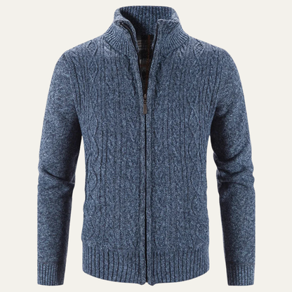Cozy Mens Fleece Zipper Jacket
