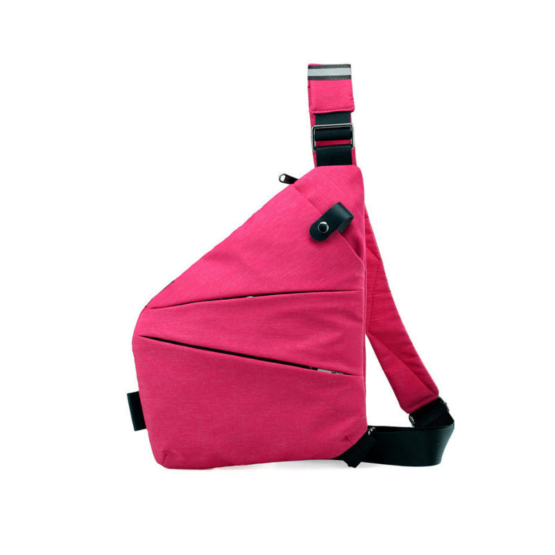 Secure Crossbody Travel Bag With Hidden Pockets