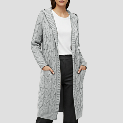 Soft Oversized Knit Open Cardigan Sweater