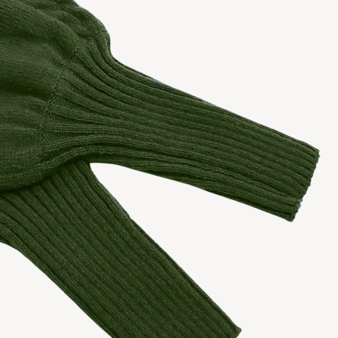 Soft Crew Neck Wool Sweater for Women