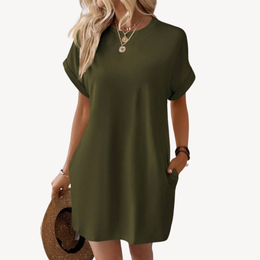 Relaxed Fit Women's T-Shirt Dress