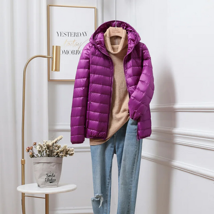 Comfortable Ladies Filled Parka Jacket