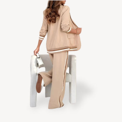 Classic Two Piece Pinstripe Women's Suit
