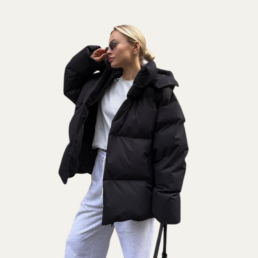 Women's Plus Size Warm Puffer Coat