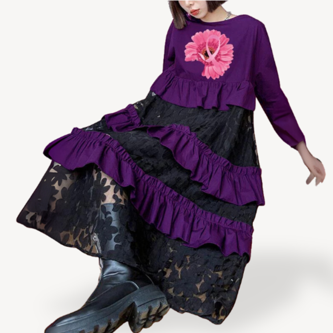 Feminine Layered Lace Summer Dress