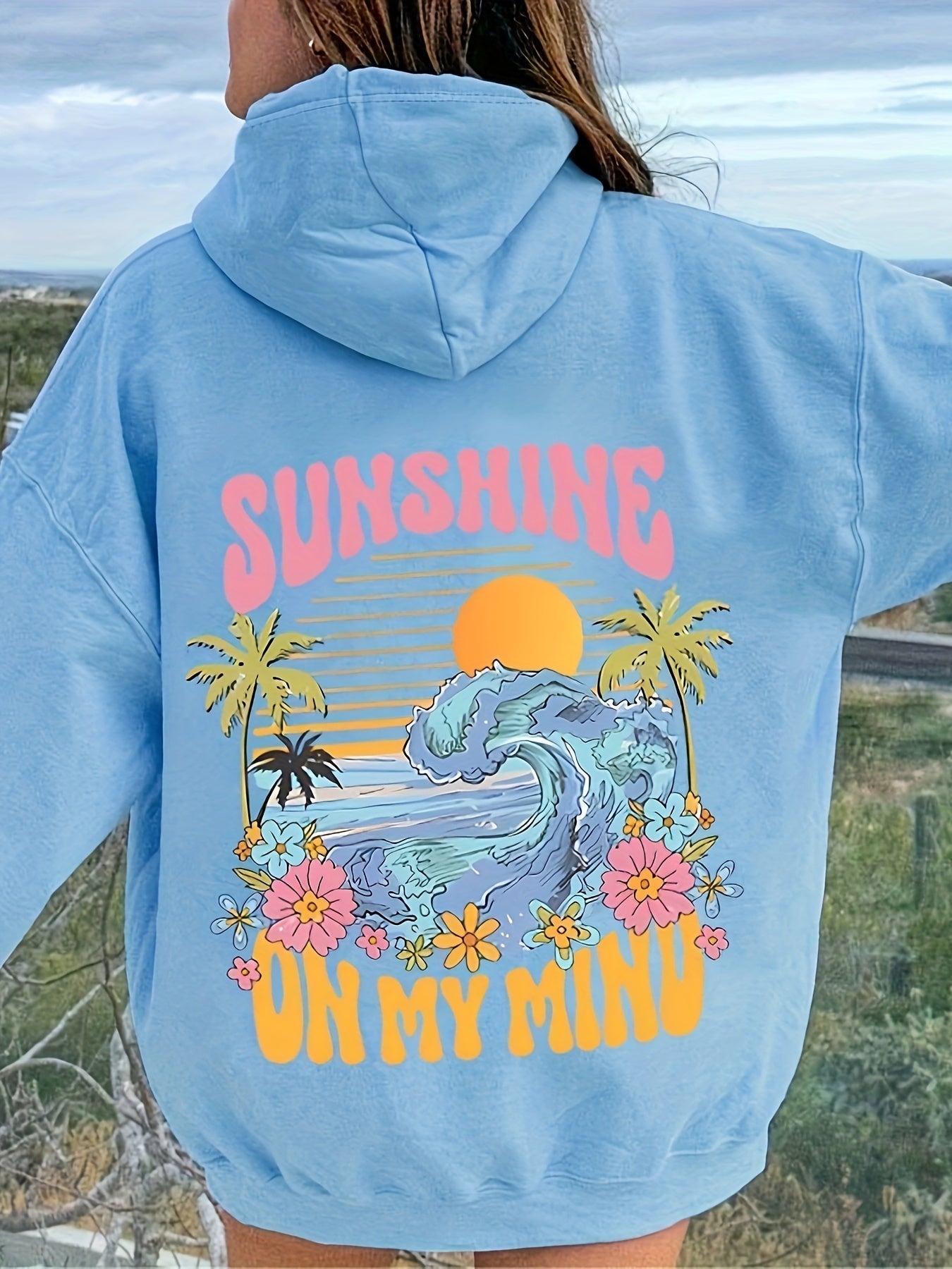 Relaxed Fit Women's Hoodie with Cute Graphic