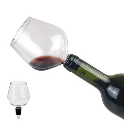 Wine Glass Bottle Top Elegant Cup