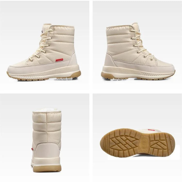 Warm Insulated Snow Boots with Laces